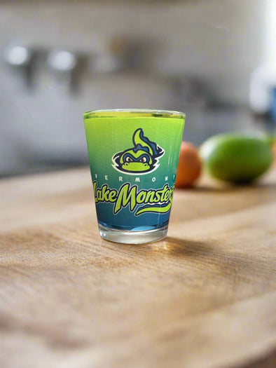 Lake Monsters Blue and Green Shot Glass