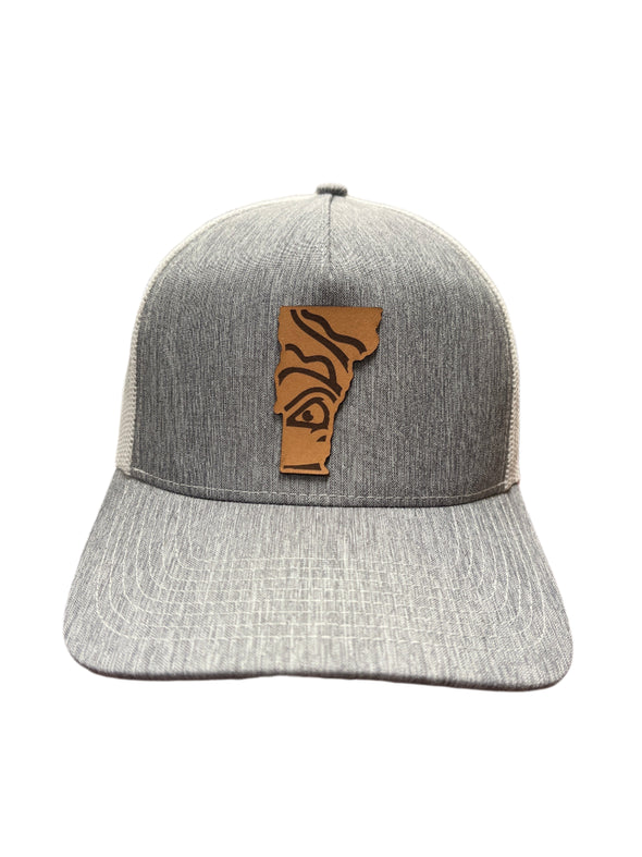 OC Sports Mesh Trucker with Leather Patch