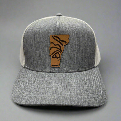 OC Sports Mesh Trucker with Leather Patch