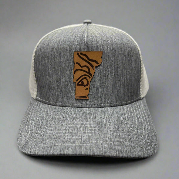 OC Sports Mesh Trucker with Leather Patch