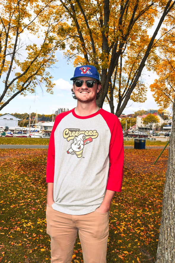 Youth Vermont Creemees 3/4 Raglan shirt