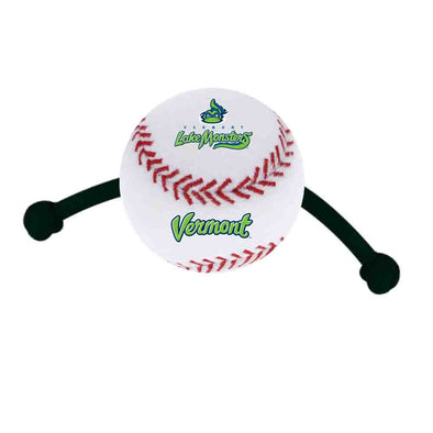 Vermont Lake Monsters Dog Baseball Tug Toy