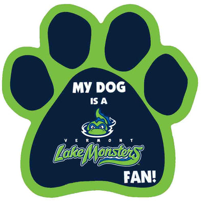 My Dog is a Lake Monsters Fan Paw Car Magnet