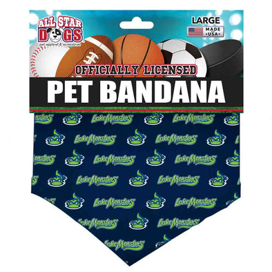Vermont Lake Monsters Dog Bandana