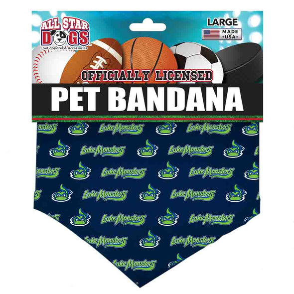Vermont Lake Monsters Dog Bandana