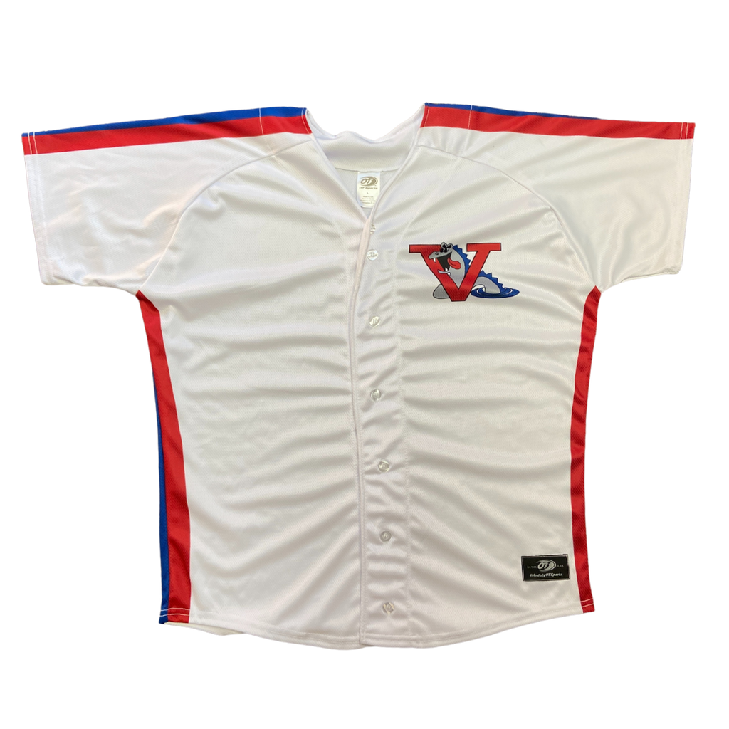 Vermont Lake Monsters MiLB USA Flag Baseball Jersey #12 Size 44